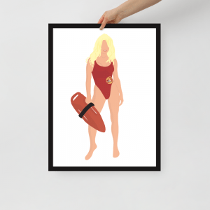Lámina Pamela Anderson - Vigilantes de la Playa