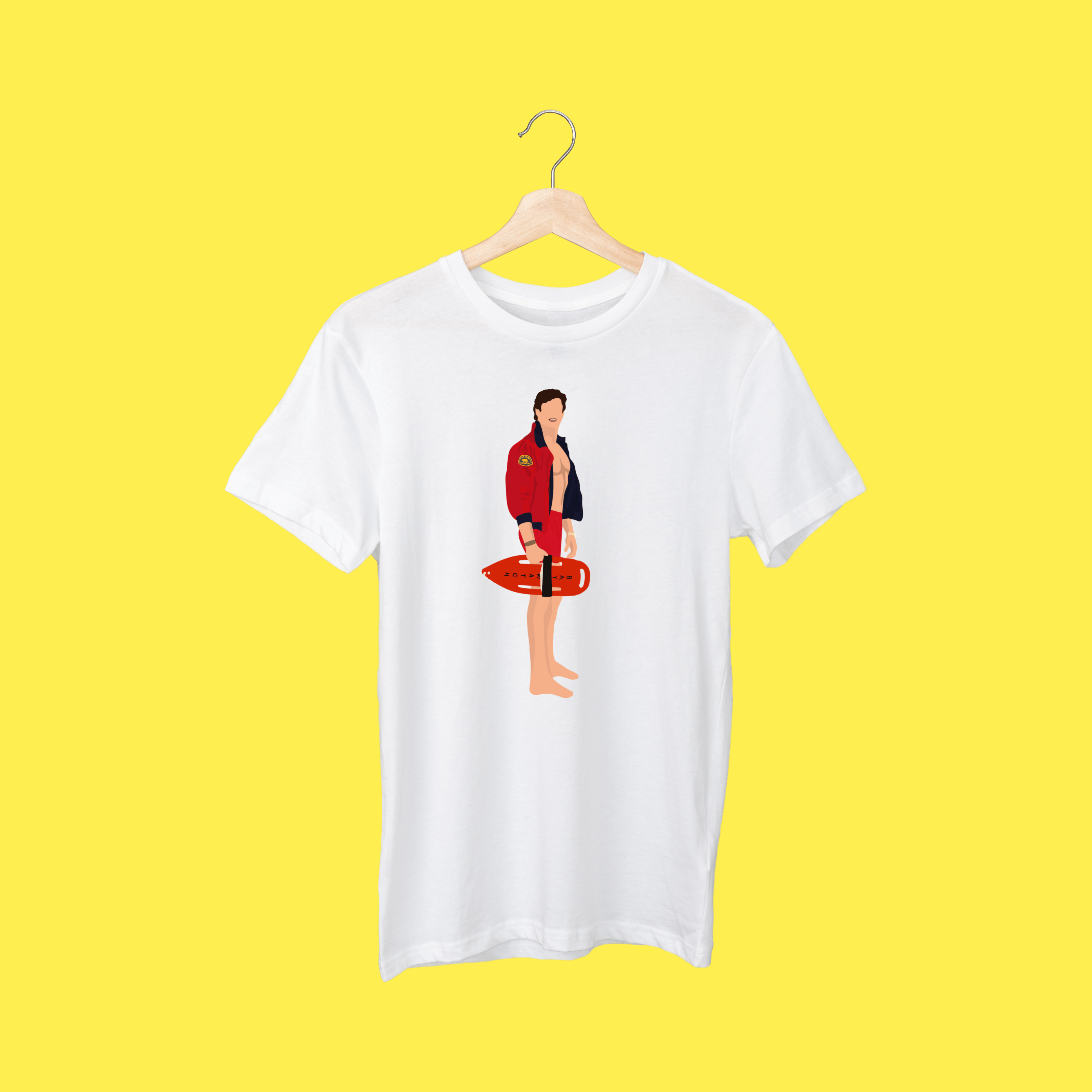 Camiseta David Hasselhoff – Vigilantes de la Playa