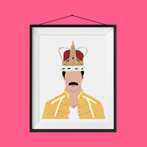 Lámina Freddie Mercury