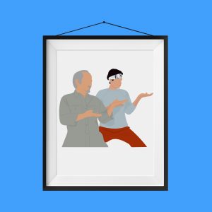 Lámina Karate Kid