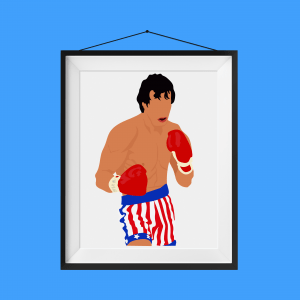 Lámina Rocky Balboa