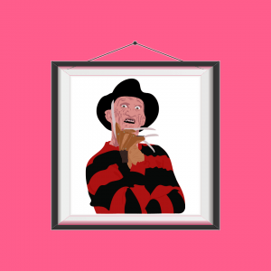Lámina Freddy Krueger