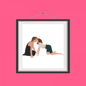 Lámina Dirty Dancing Pareja