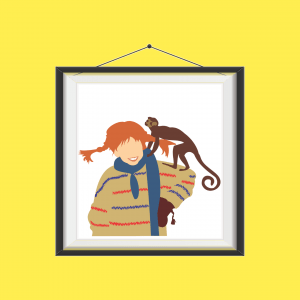 Lámina Pippi Calzaslargas