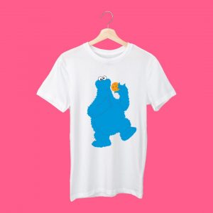 Camiseta Barrio Sesamo Mostruo de las Galletas