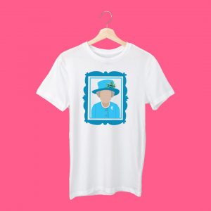 Camiseta Isabel II Azul