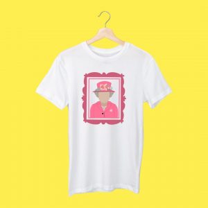 Camiseta Isabel II Rosa