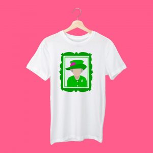 Camiseta Isabel II Verde