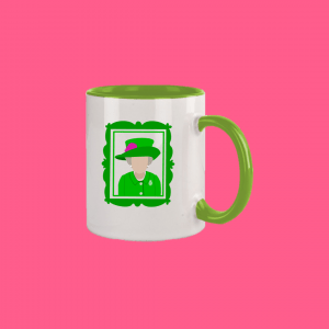Taza Isabel II Verde