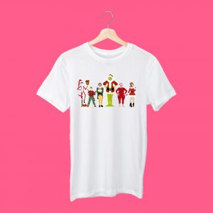 Camiseta Navidad Personajes