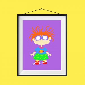 Lámina Rugrats Chuckie Finster