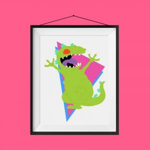 Lámina Rugrats Reptar