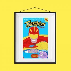 Lámina Un Padre en Apuros -Turboman