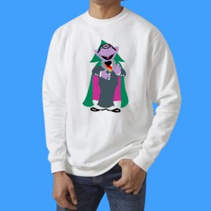 Sudadera Barrio Sésamo Conde Drácula