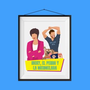 Lámina Ricky, el Perro y la Mermelada