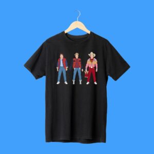 Camiseta Regreso al Futuro Trilogía