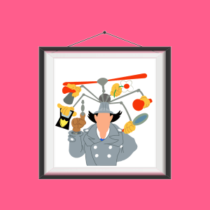 Lámina Inspector Gadget