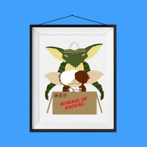 Lámina Gremlins Navidad