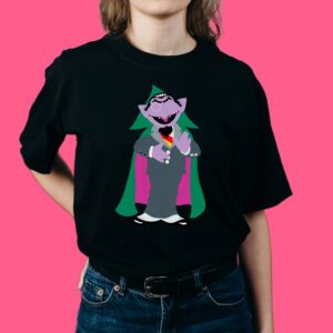 Camiseta Barrio Sesamo Conde Dracula